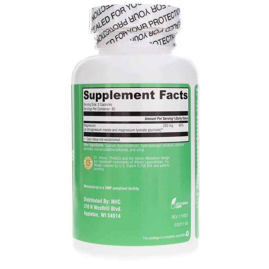 Optimal Magnesium 250 Mg, NHC